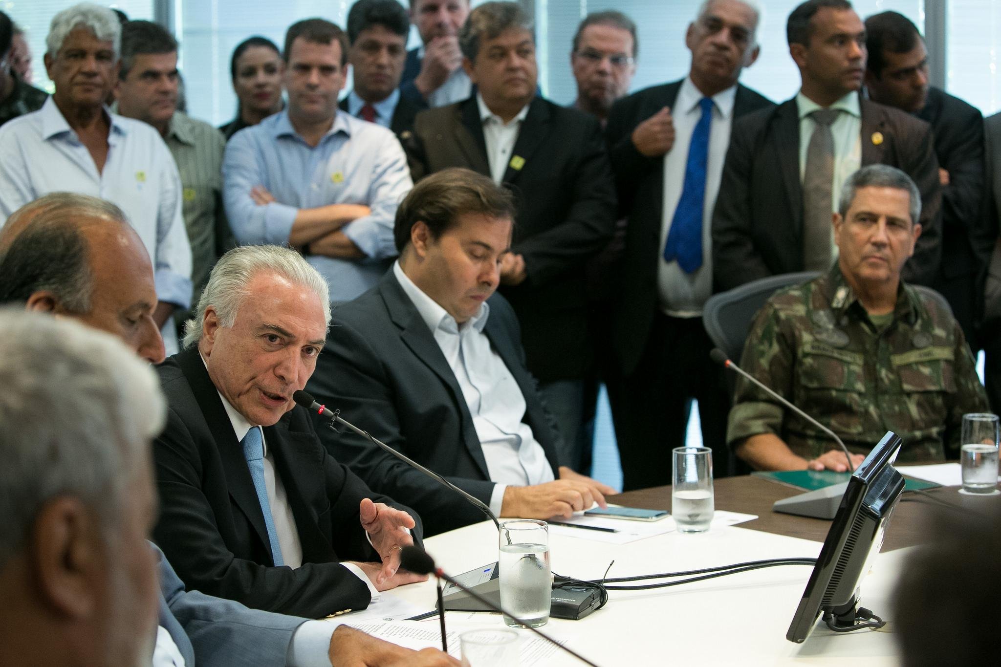Temer participou de reuni&atilde;o no Pal&aacute;cio da Guanabara