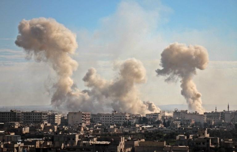 Mais de 200 civis, incluindo quase 60 crian&ccedil;as, morreram desde domingo nos bombardeios do regime s&iacute;rio em Ghuta