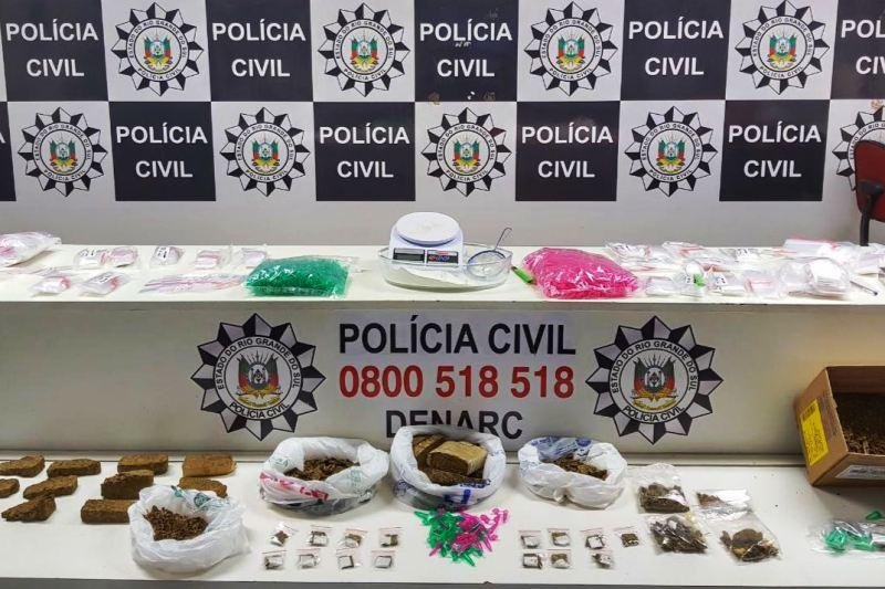 Pol&iacute;cia Civil desativa central de prepara&ccedil;&atilde;o e distribui&ccedil;&atilde;o de drogas na Capital