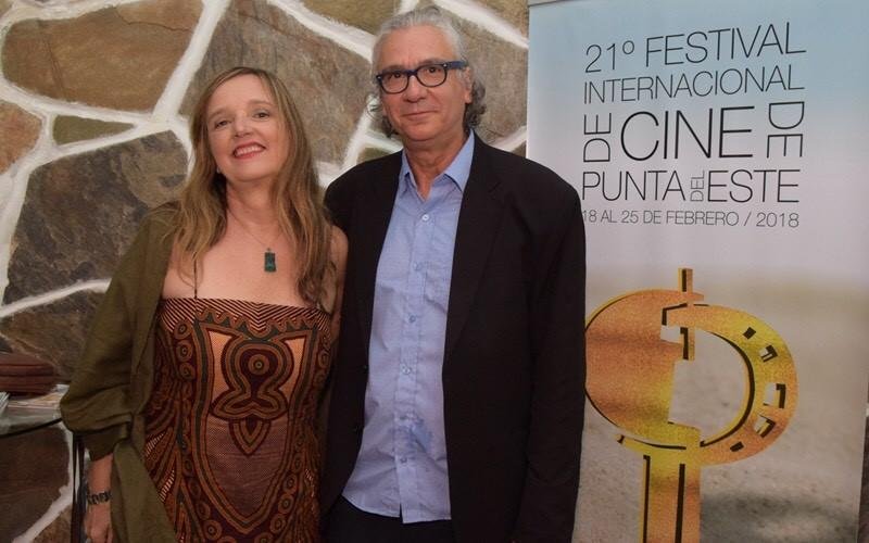 Luciana Tomasi e Carlos Gerbase no FestPunta