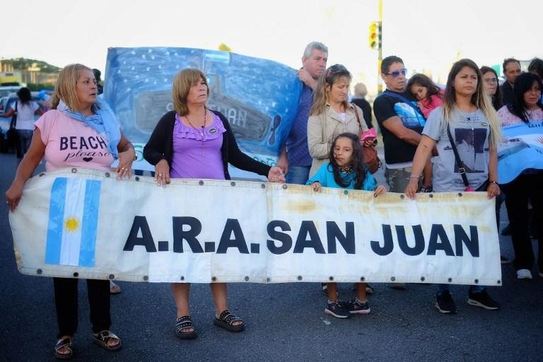 Familiares de tripula&ccedil;&atilde;o de submarino argentino desaparecido lan&ccedil;am campanha