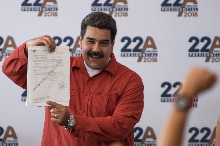 Maduro inscreveu sua candidatura para reelei&ccedil;&atilde;o 