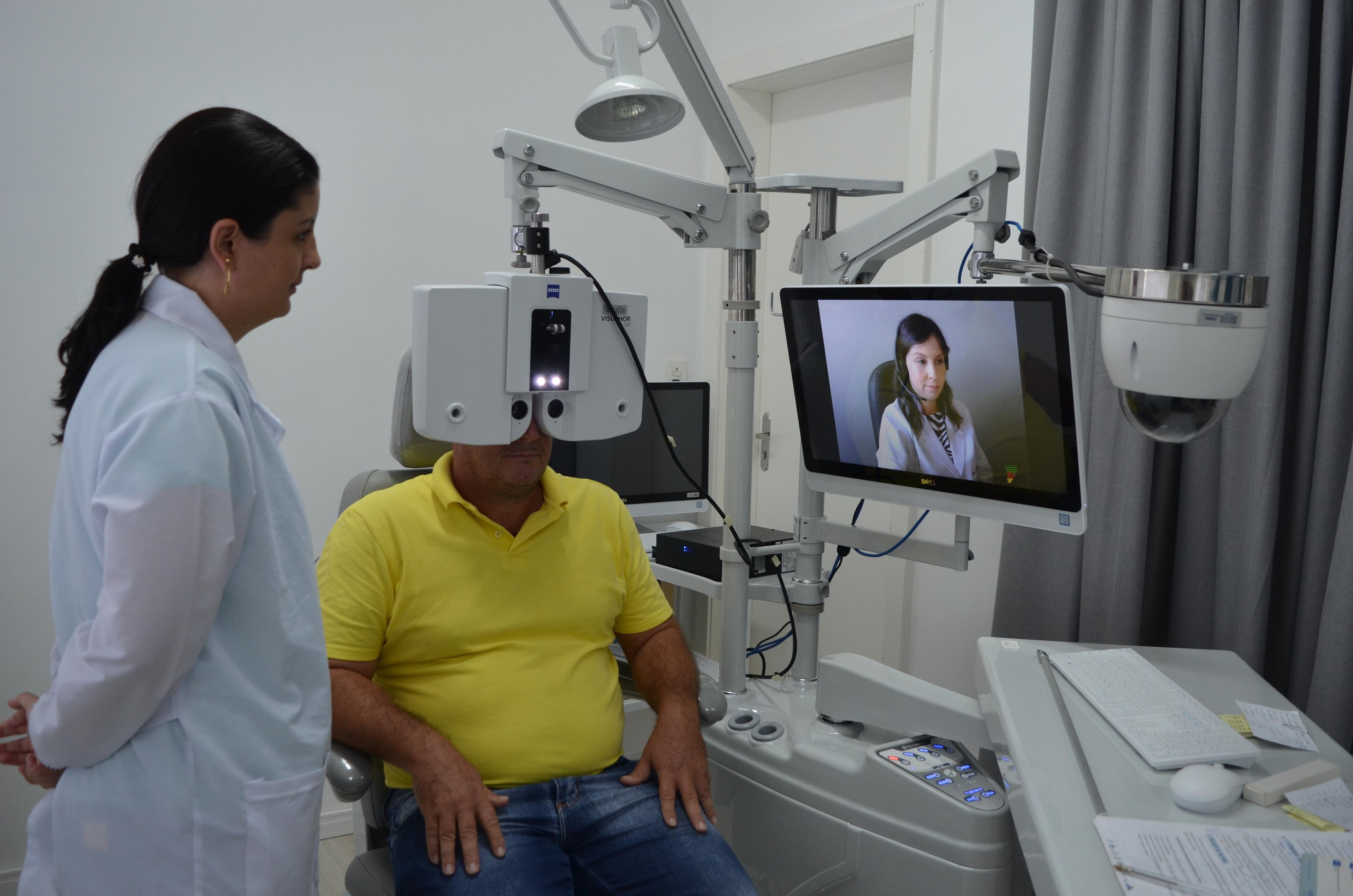 No projeto TeleOftalmo, o objetivo &eacute; zerar a fila de espera por consultas