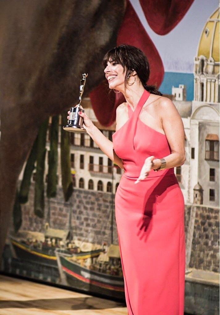 Ela agradeceu e se disse felic&iacute;ssima por estar em Cartagena