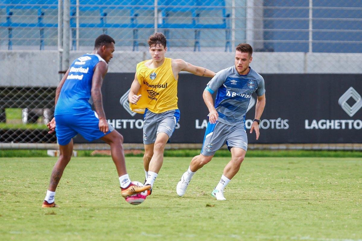 &Uacute;ltimo treino do Tricolor antes da partida contra o Juventude