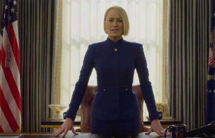 V&iacute;deo foca em Claire Underwood