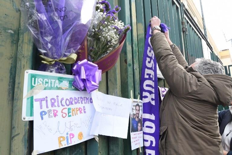 Capit&atilde;o da Fiorentina Davide Astori faleceu "como consequ&ecirc;ncia de uma Bradiarritmia"