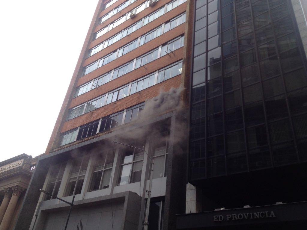 Pr&eacute;dios foram evacuados no entorno da General C&acirc;mara com a Sete de Setembro