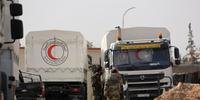 Comboio humanitário entra no reduto rebelde sírio de Ghuta Oriental