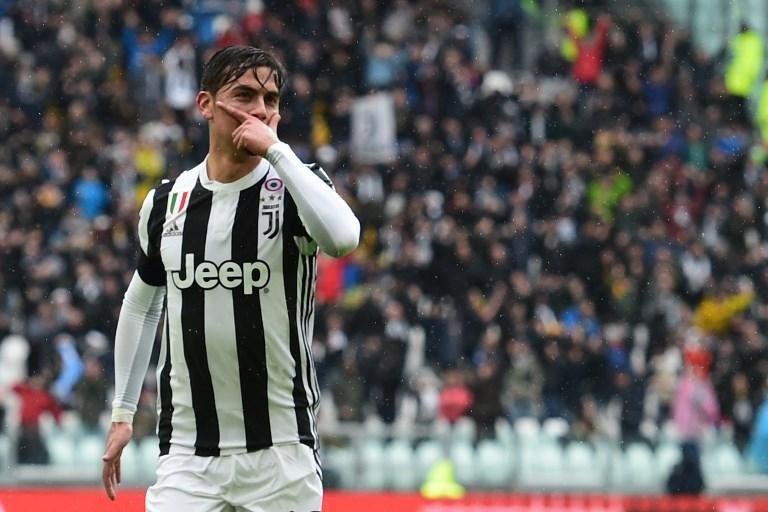 Juventus ganhou com dois de Dybala