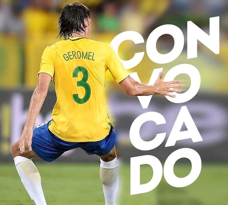 Geromel foi convocado para defender a Sele&ccedil;&atilde;o nos amistosos de mar&ccedil;o