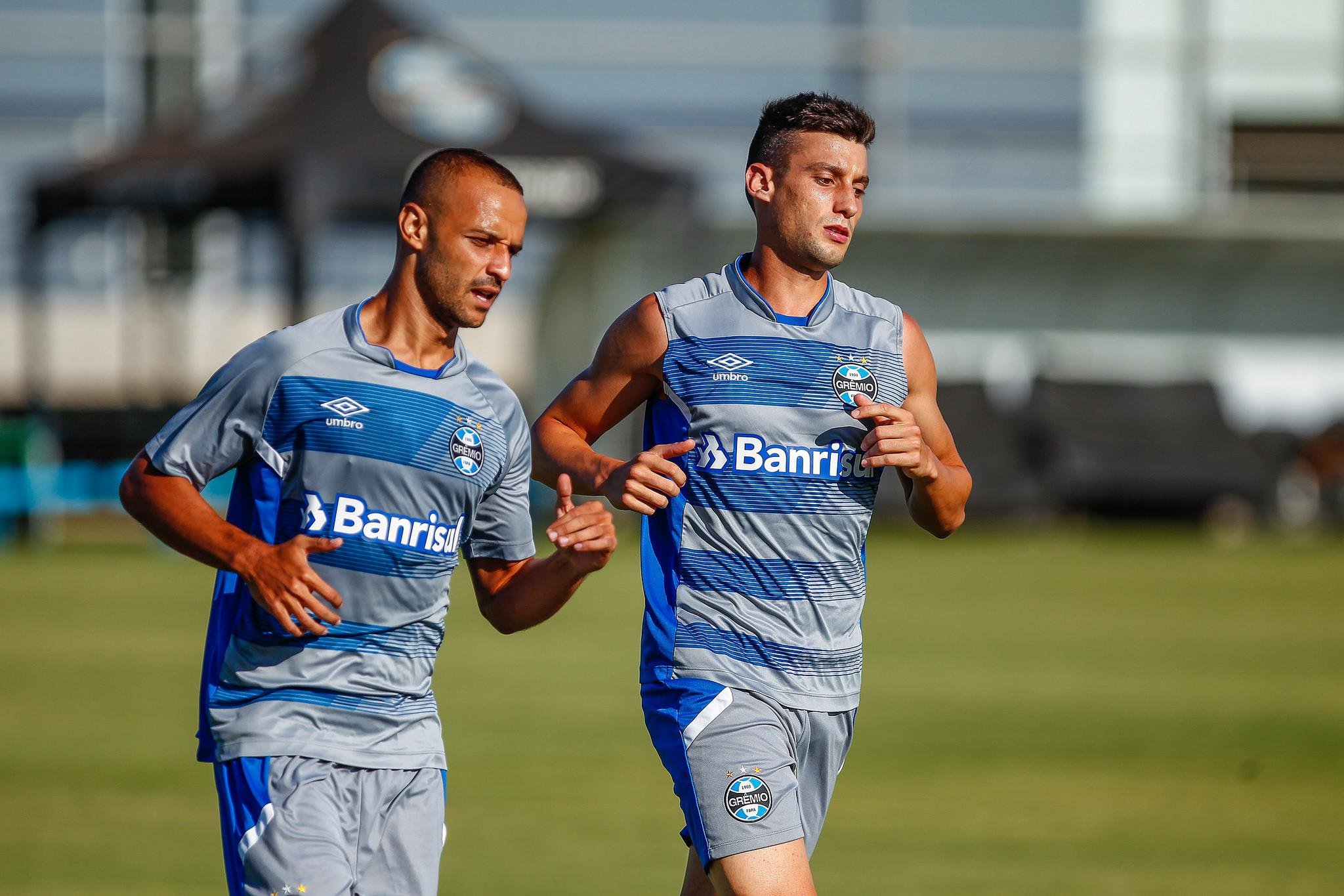 Jogadores do Gr&ecirc;mio realizaram treinamento f&iacute;sico