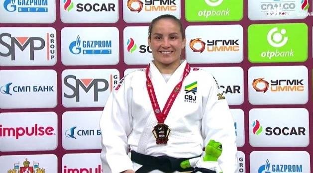 Maria Portela conquista o ouro no Grand Slam de Jud&ocirc; da R&uacute;ssia