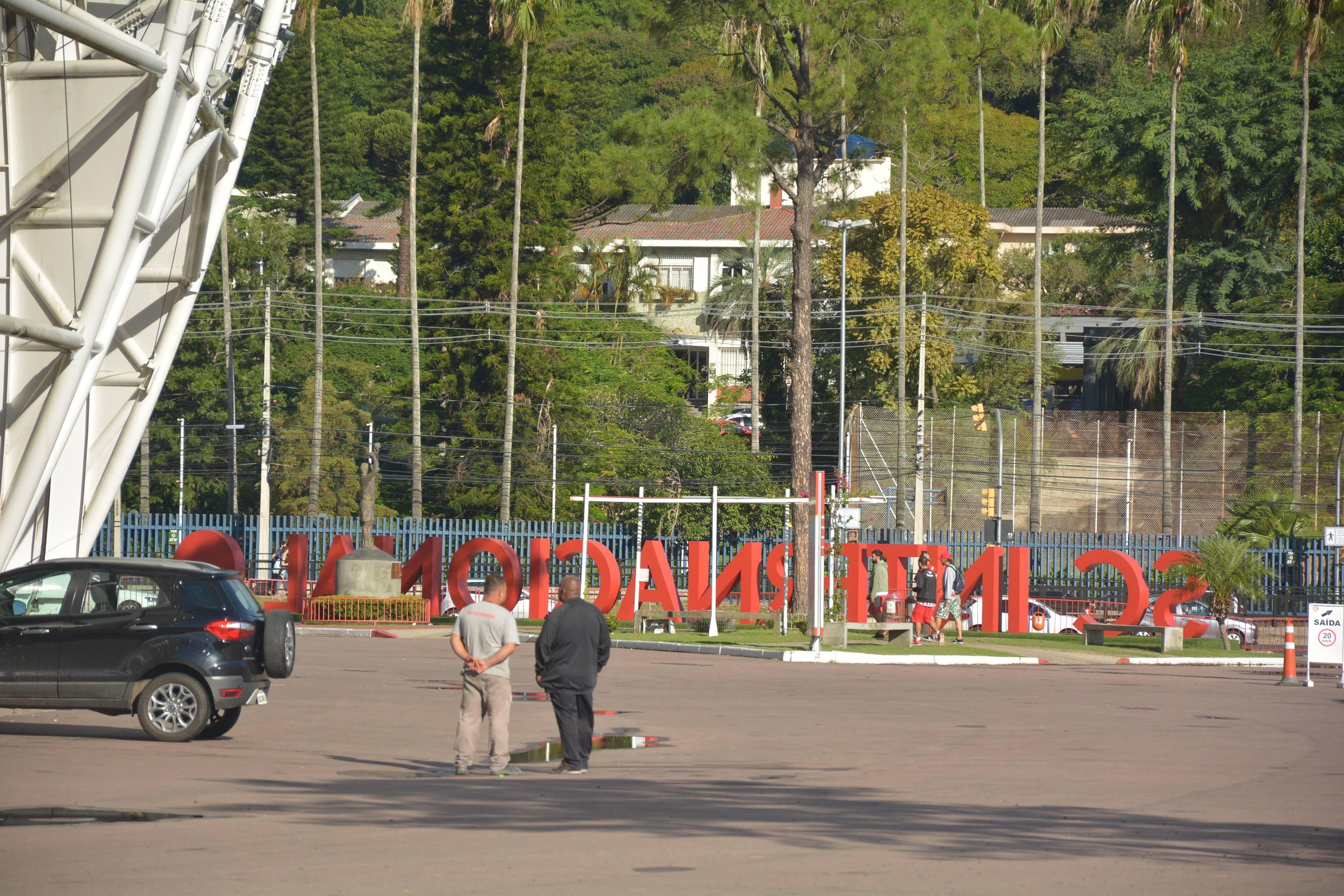 Poucos torcedores foram at&eacute; o Beira-Rio nesta ter&ccedil;a-feira