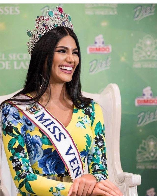 Em 2017, Sthefany Guti&eacute;rrez foi a escolhida para receber coroa de Miss Venezuela