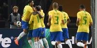 Gabriel Jesus marcou o gol da vitória do Brasil