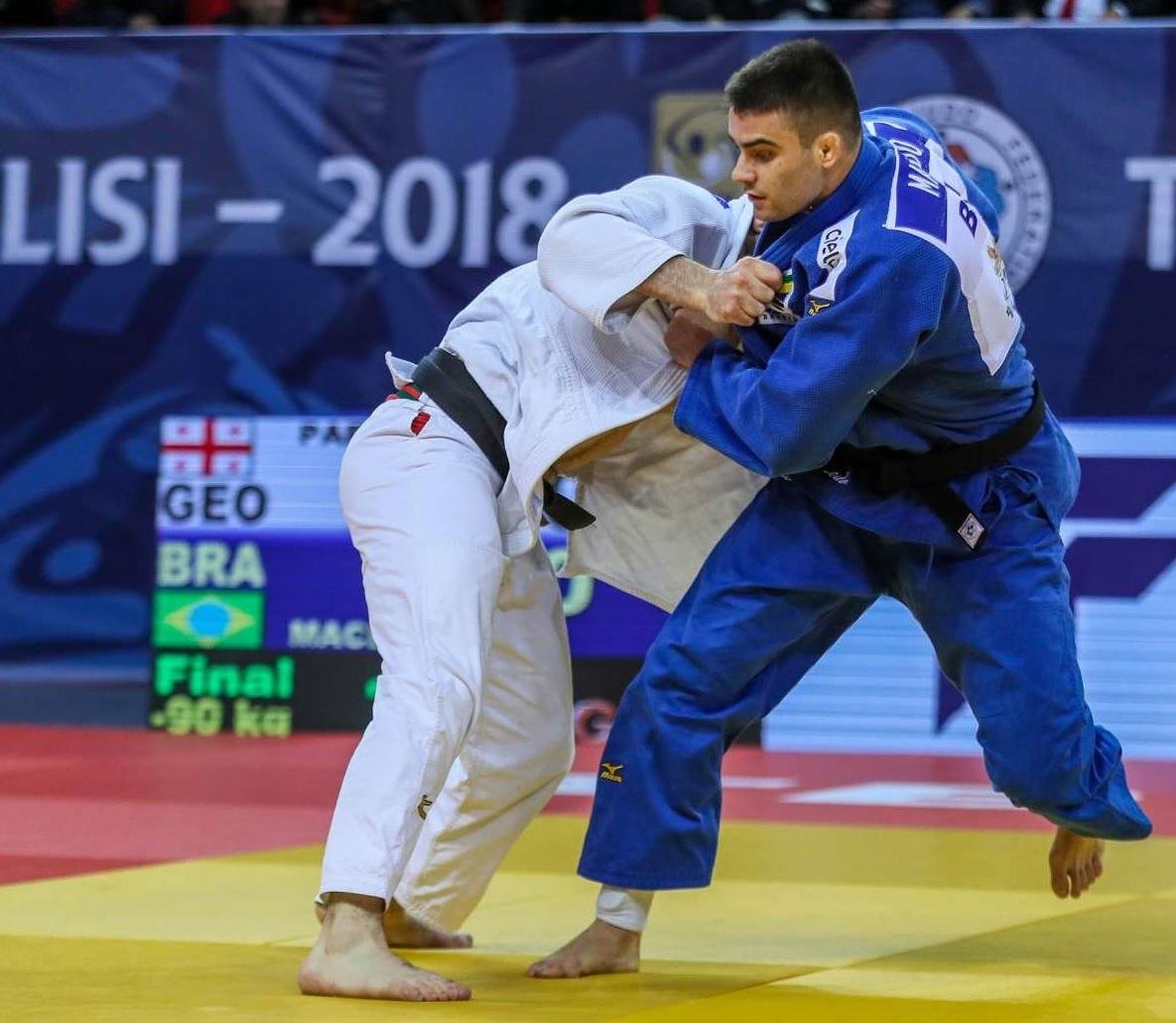 Rafael Macedo ganhou ouro na categoria 90 kg