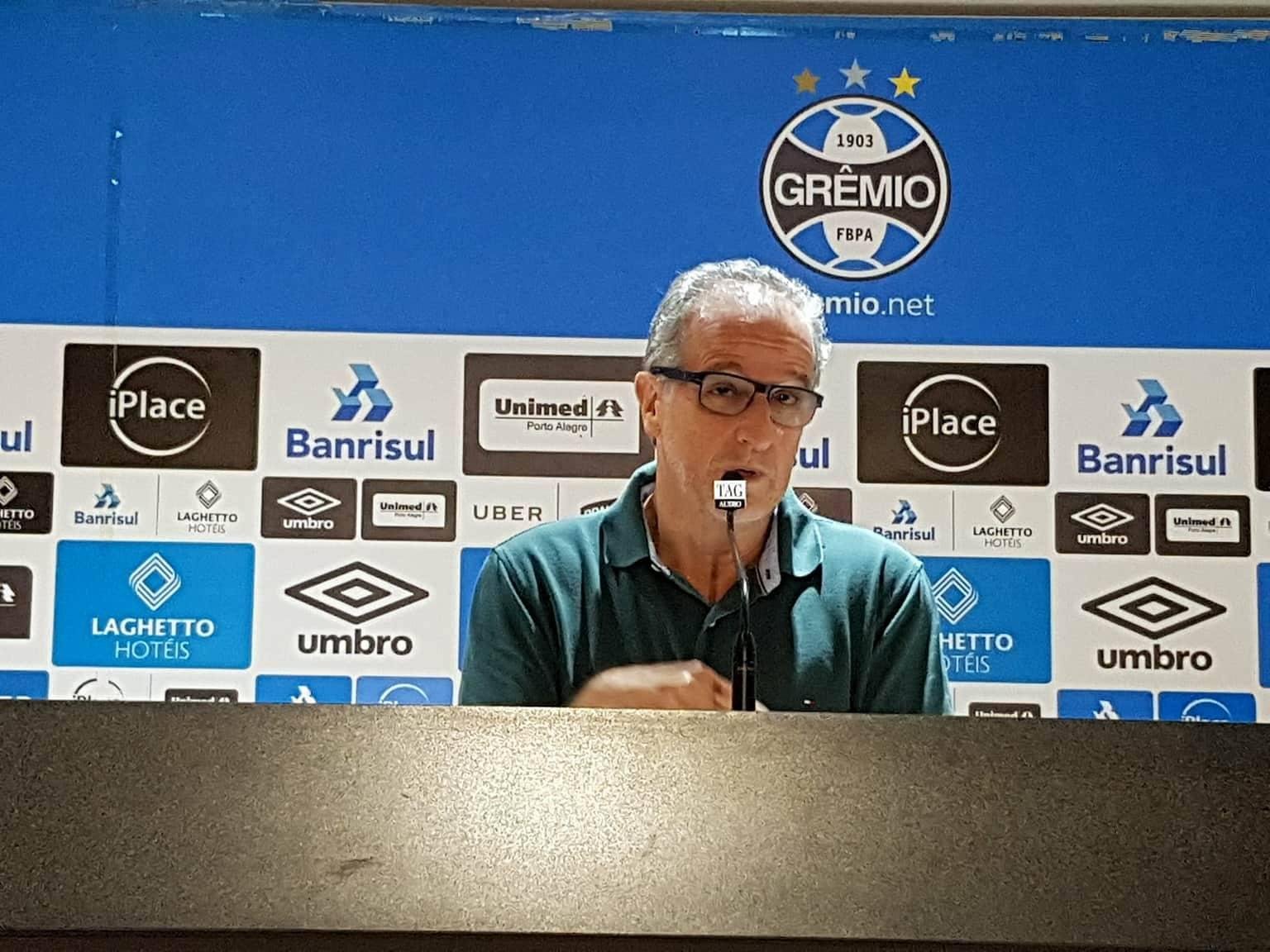 Duda exalta dom&iacute;nio gremista e fala em confirmar t&iacute;tulo em Pelotas	