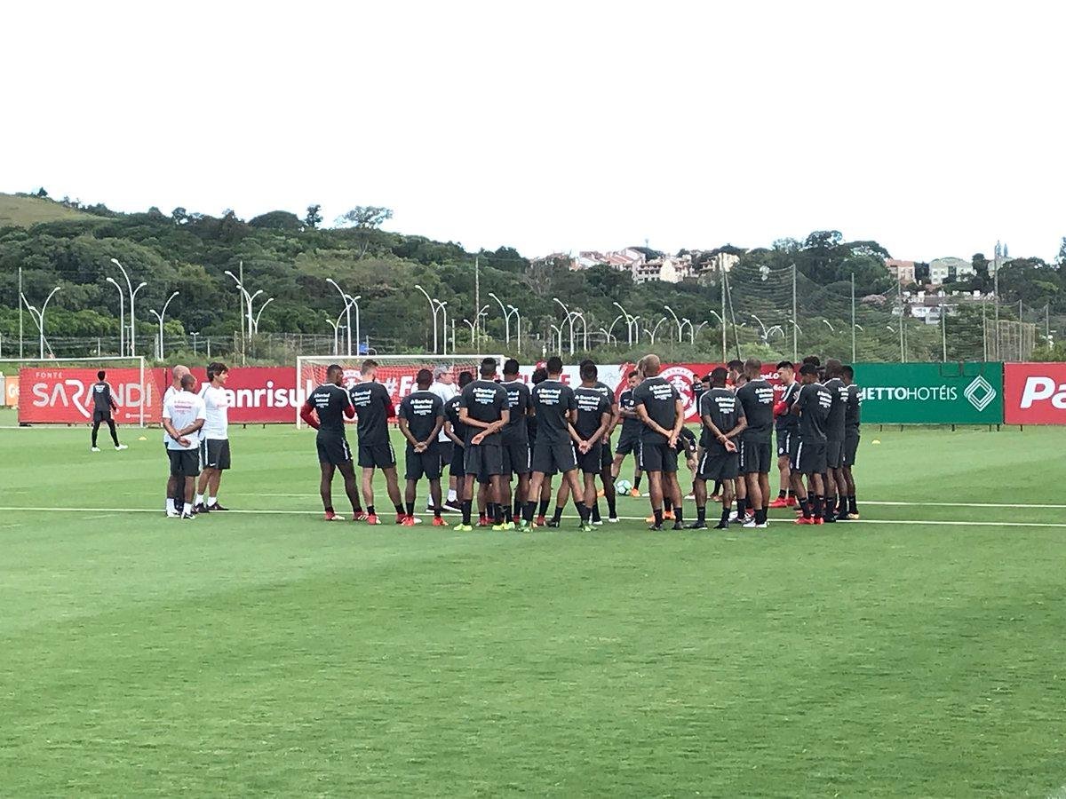 Inter teve mudan&ccedil;as no treino desta ter&ccedil;a