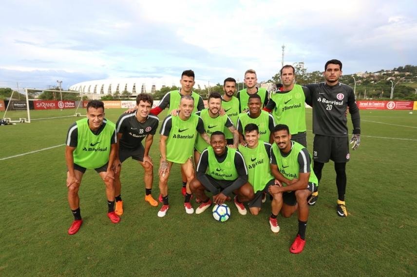 Inter fez ultimo treinamento antes de jogo-treino com o S&atilde;o Jos&eacute;