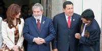 Maduro, Evo Morales, Manuel Zelaya e Cristina Kirchner declaram apoio a Lula
