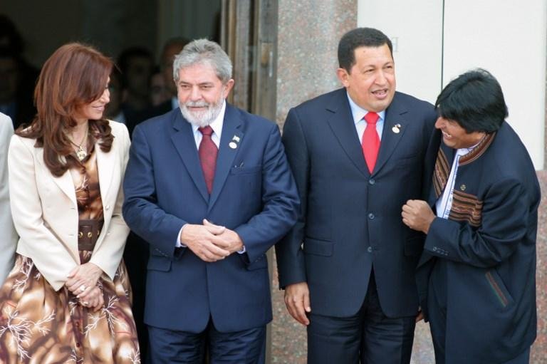 Maduro, Evo Morales, Manuel Zelaya e Cristina Kirchner declaram apoio a Lula