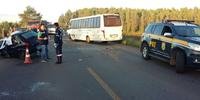 Motorista morreu após colisão com um micro-ônibus em Júlio de Castilhos