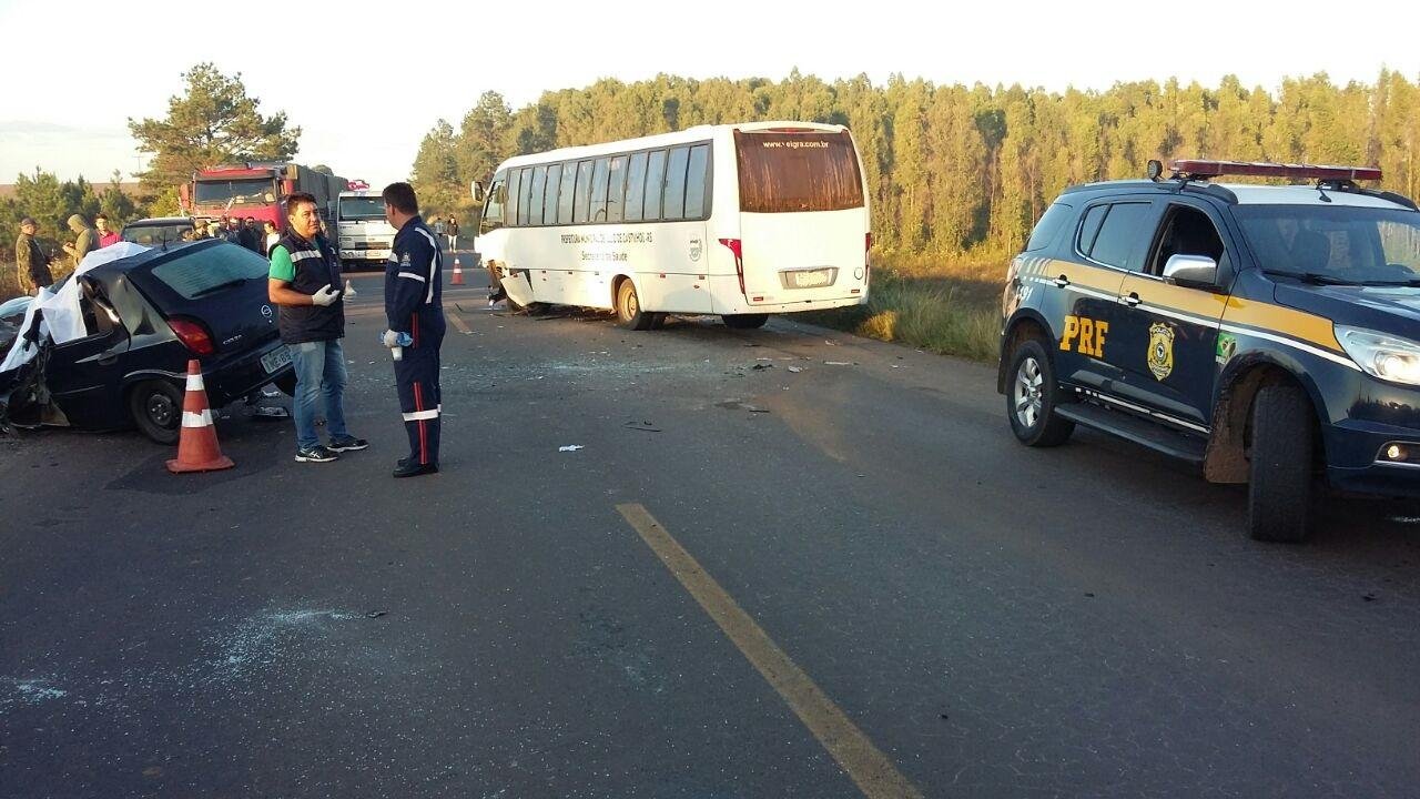 Motorista morreu ap&oacute;s colis&atilde;o com um micro-&ocirc;nibus em J&uacute;lio de Castilhos
