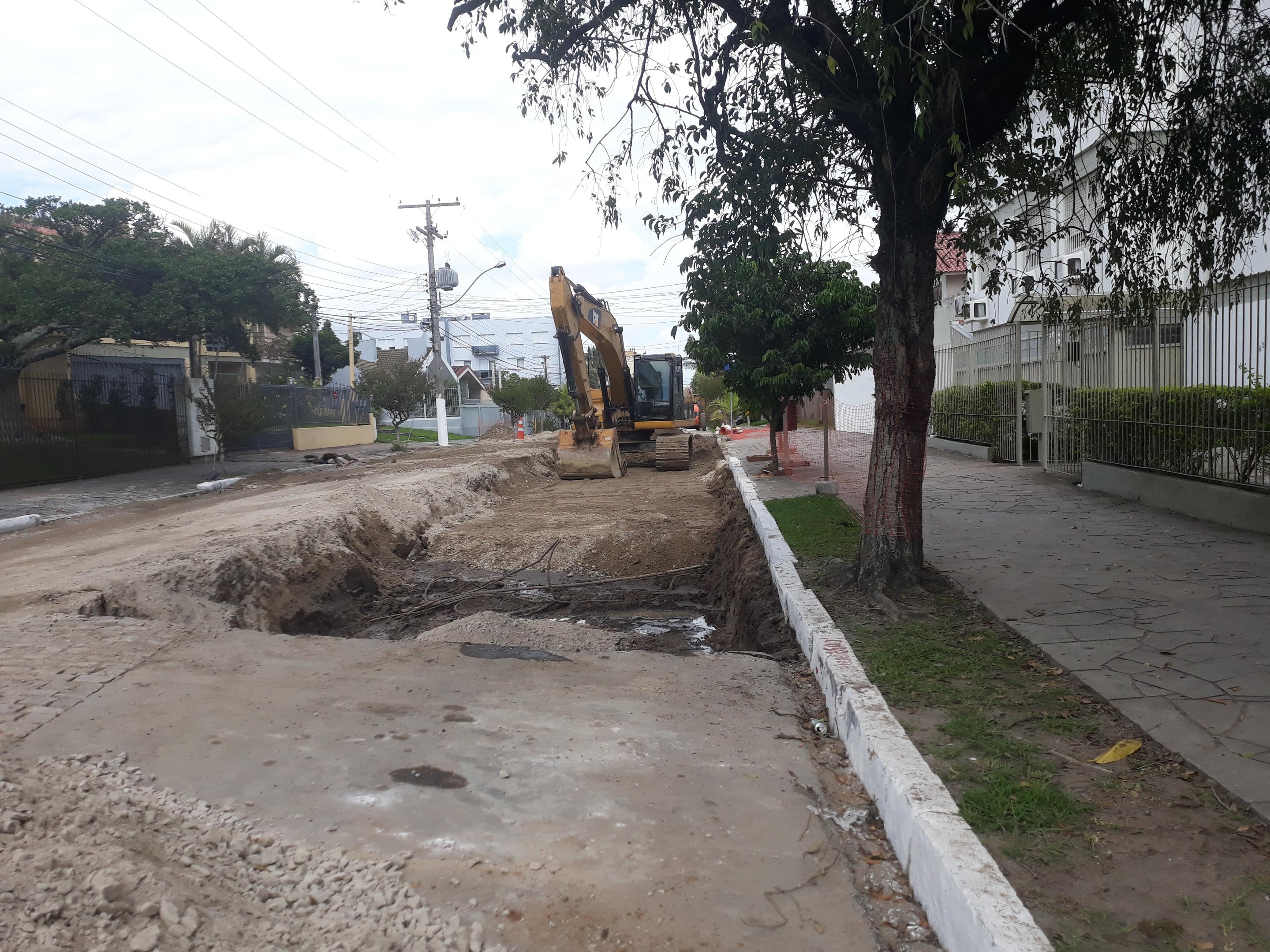 Os trabalhos come&ccedil;aram na semana passada 