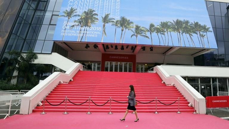 Tapete vermelho do Festival de Cannes, que ocorre entre os dias 8 e 19 de maio