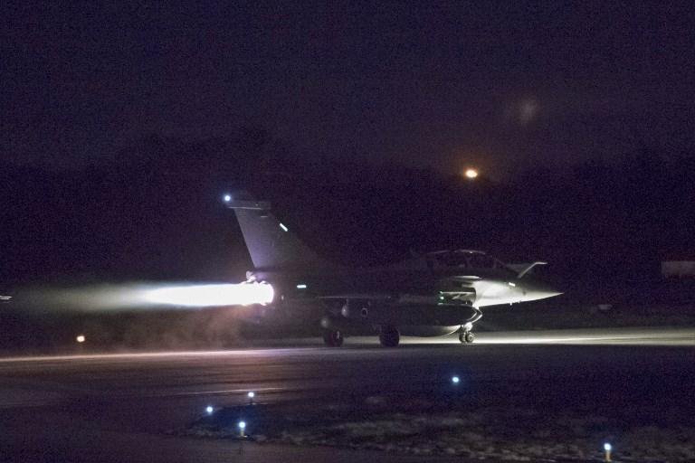 For&ccedil;a A&eacute;rea da Fran&ccedil;a em opera&ccedil;&atilde;o contra S&iacute;ria