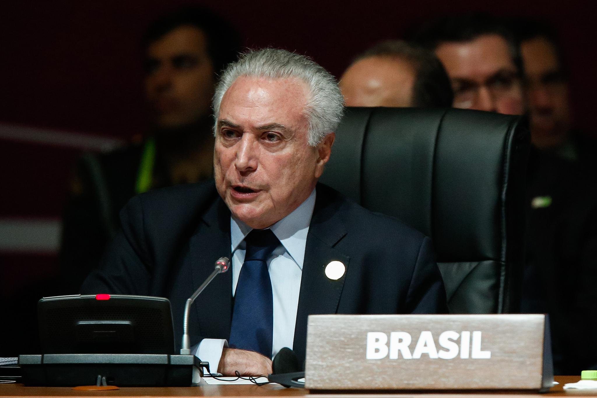 Temer criticou o governo de Nicol&aacute;s Maduro na Venezuela