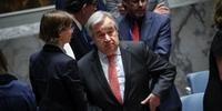 Secretário-geral da Organização das Nações Unidas, Antonio Guterres, quer solução política para a Síria