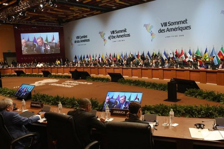 Evento reuniu 18 representantes dos 34 pa&iacute;ses do continente, incluindo o presidente Michel Temer
