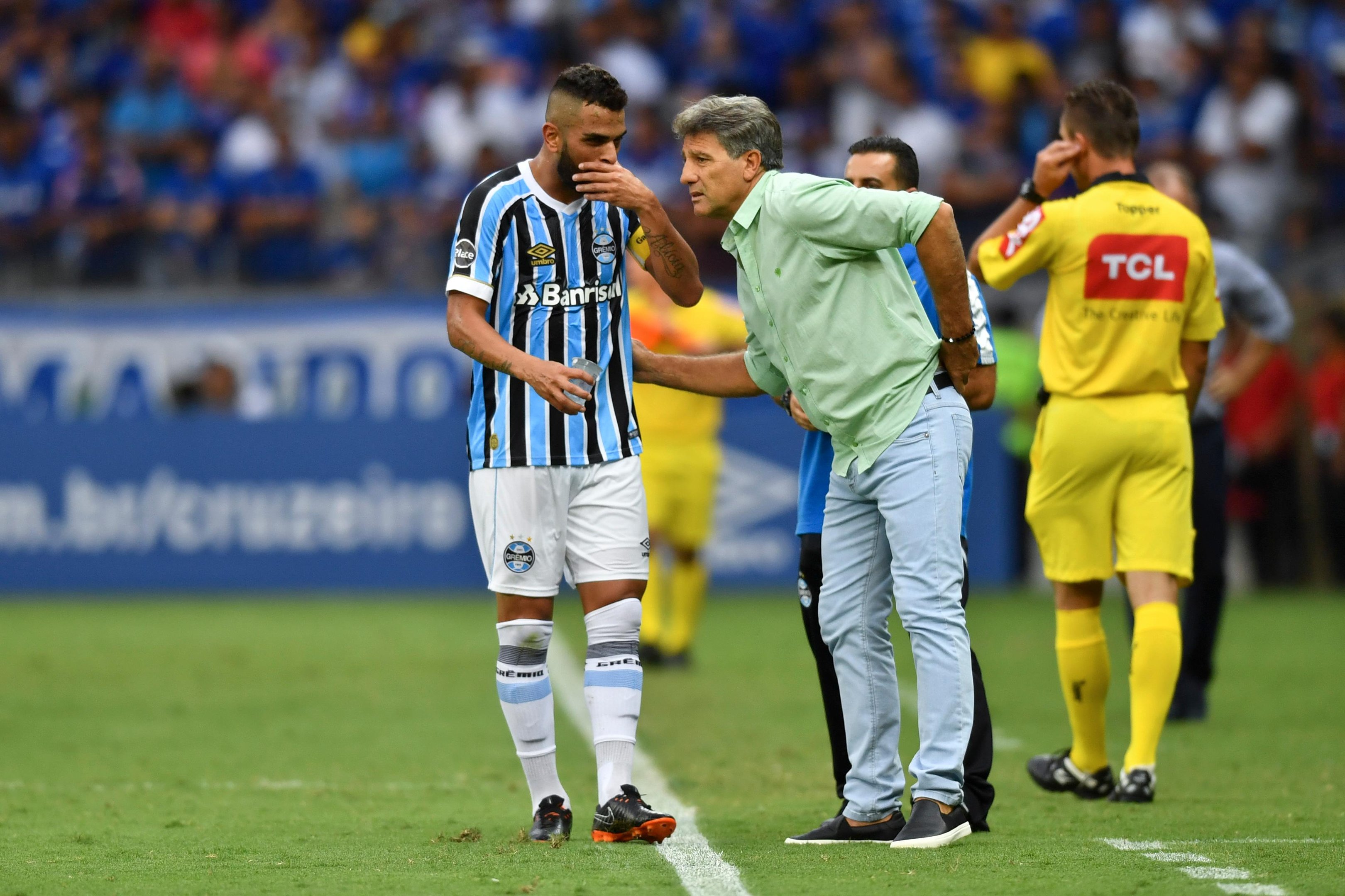 Renato Portaluppi ressaltou o excelente desempenho do Gr&ecirc;mio contra o Cruzeiro, no Mineir&atilde;o