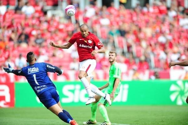 Roger atuou 13 vezes no Inter e marcou dois gols