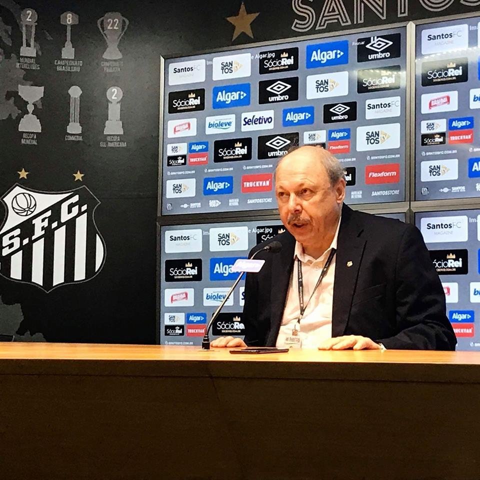 Presidente do Santos se diz surpreso com den&uacute;ncia de abuso sexual na base do clube