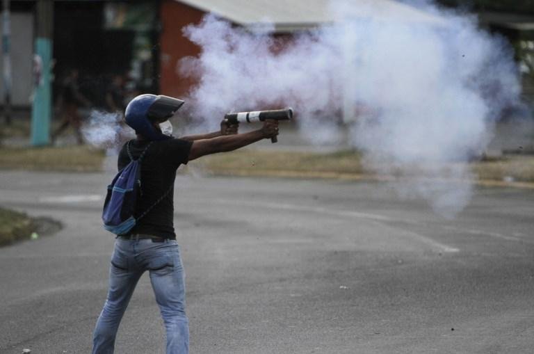 Violentos protestos contra a reforma do sistema previdenci&aacute;rio na Nicar&aacute;gua