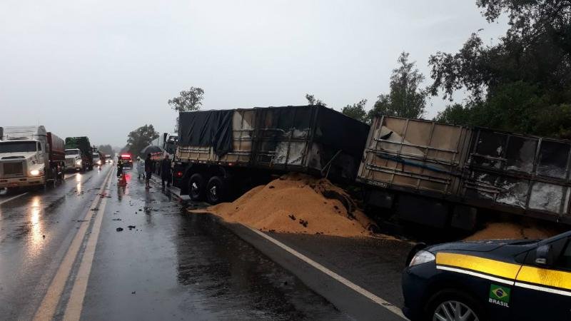 Chovia no momento da colis&atilde;o em S&atilde;o Sep&eacute;