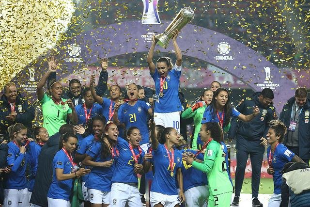 Sele&ccedil;&atilde;o feminina conquista no Chile sua s&eacute;tima Copa Am&eacute;rica