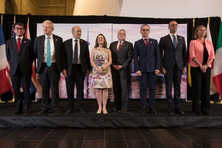 Estados Unidos, Fran&ccedil;a, Alemanha, Reino Unido, It&aacute;lia, Jap&atilde;o e Canad&aacute; participam da reuni&atilde;o