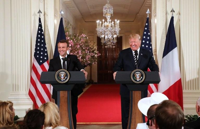Trump recebeu Macrom e o intitulou como "o mais antigo aliado dos Estados Unidos"