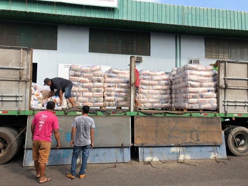 Cestas b&aacute;sicas enviadas pelo Minist&eacute;rio da Integra&ccedil;&atilde;o Nacional ajudam 16 munic&iacute;pios