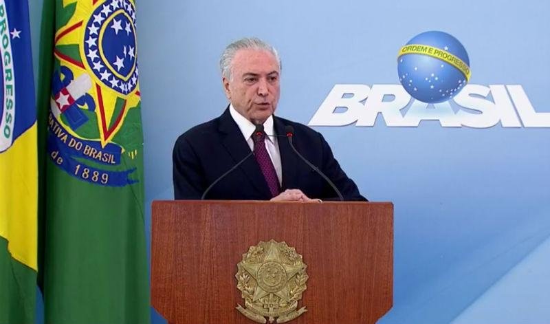 Temer classifica suspeita da PF como ataque de natureza moral 