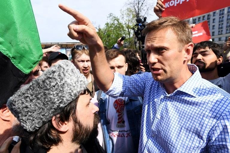 Navalny e outros quase 1,6 mil manifestantes foram presos no s&aacute;bado em manifesta&ccedil;&otilde;es anti-Putin