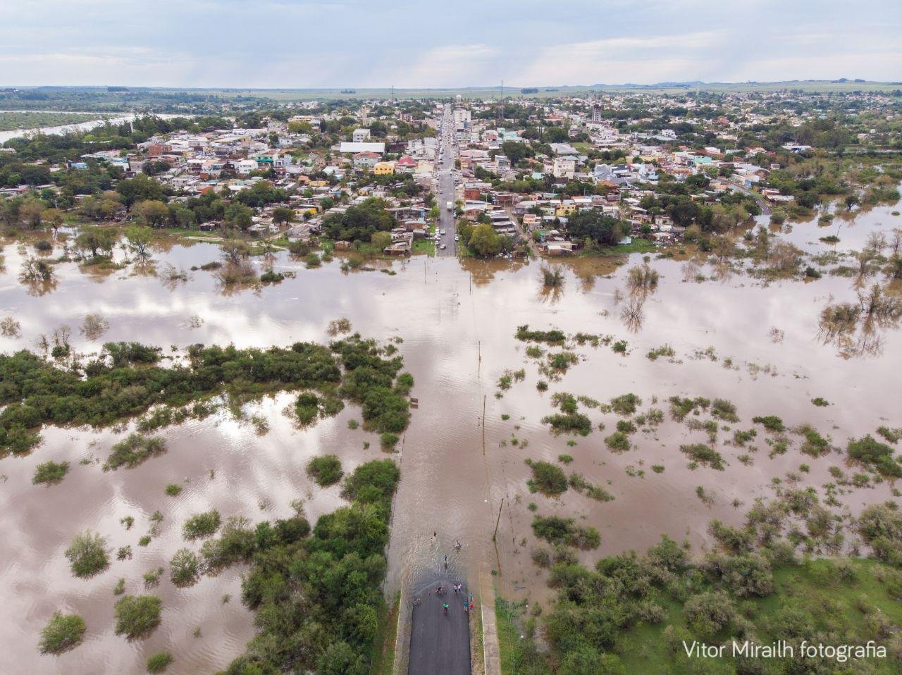 O rio Quara&iacute; ainda est&aacute; sendo monitorado na regi&atilde;o