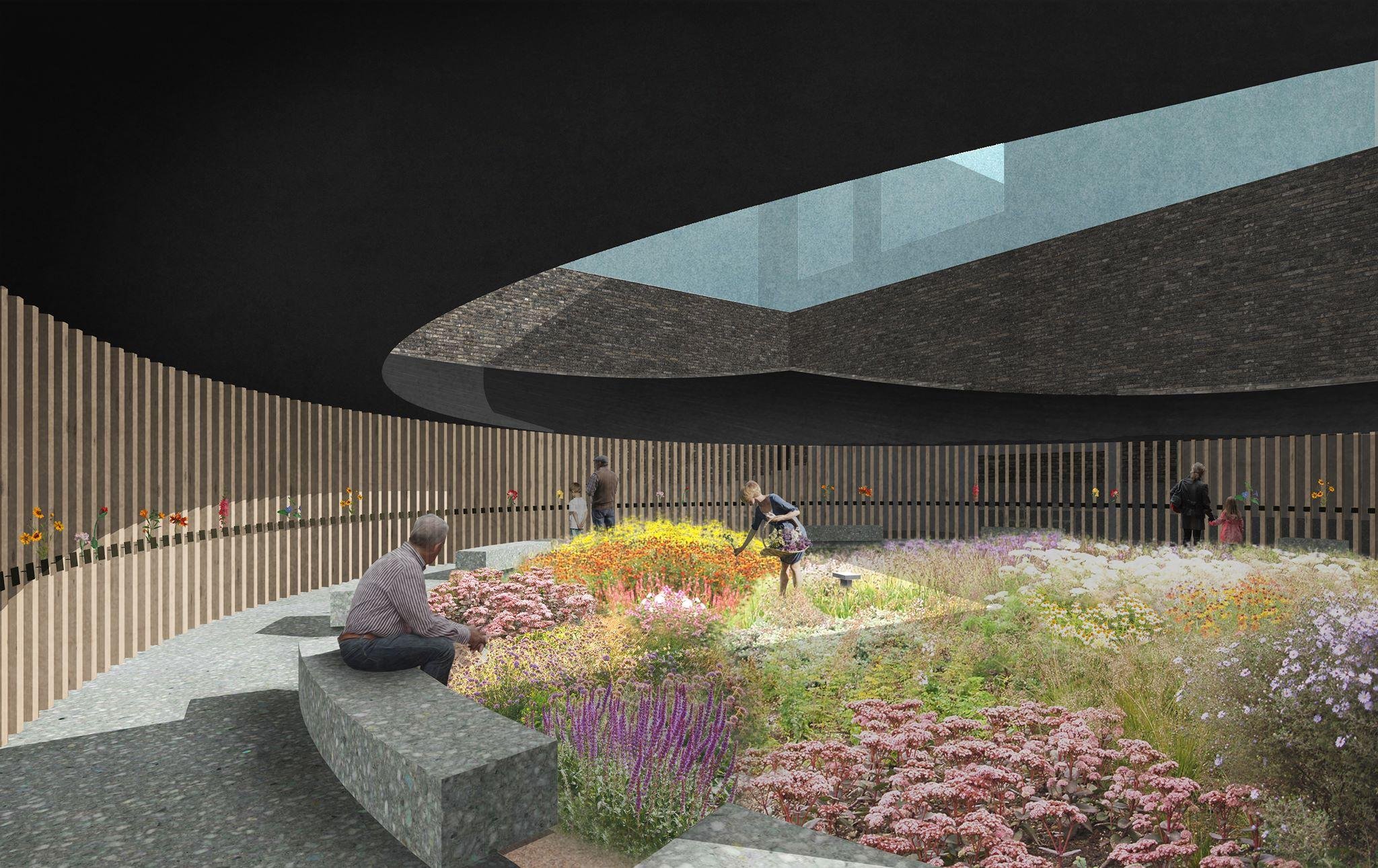 Projeto vencedor prev&ecirc; jardim circular de flores perenes