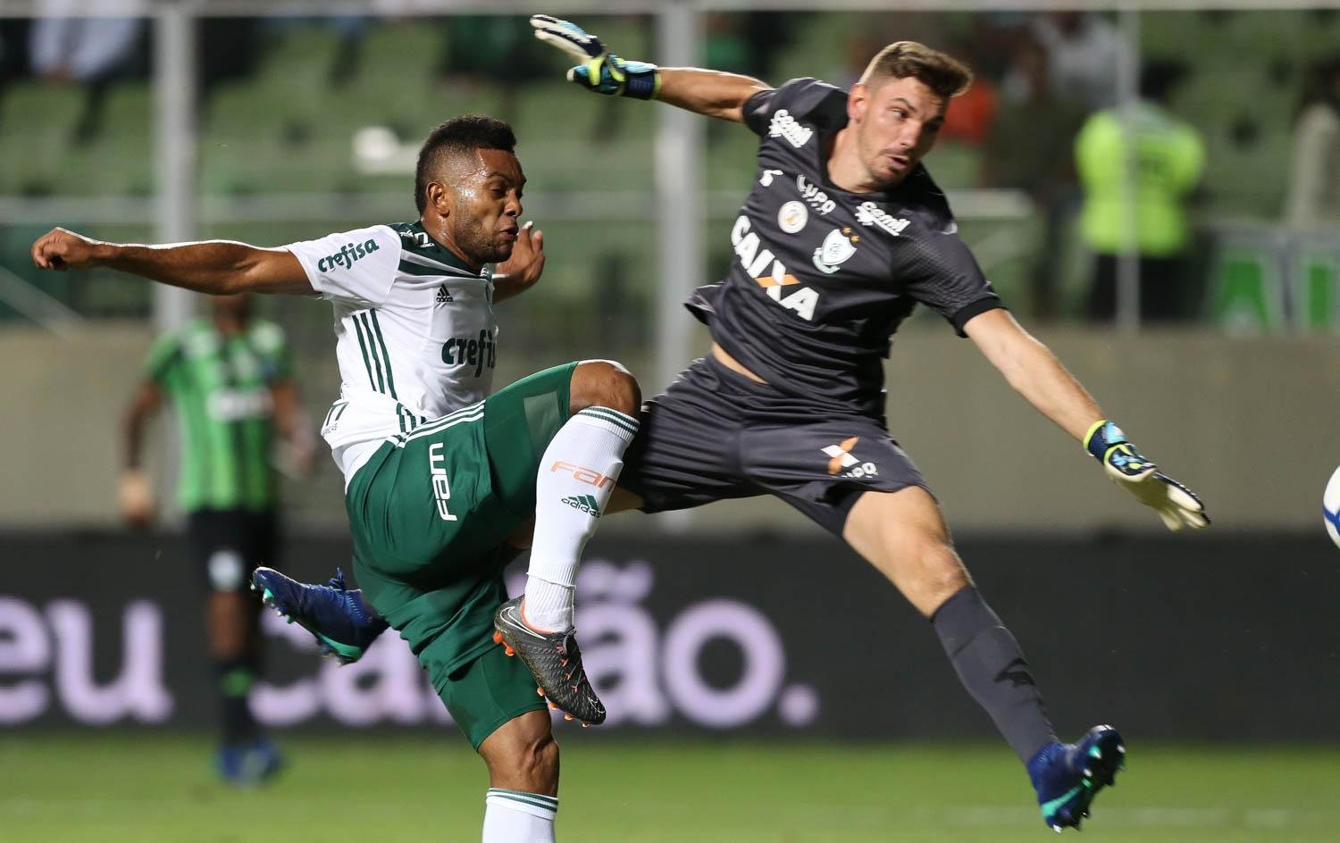 Palmeiras saiu em vantagem sobre o Am&eacute;rica-MG pela Copa do Brasil