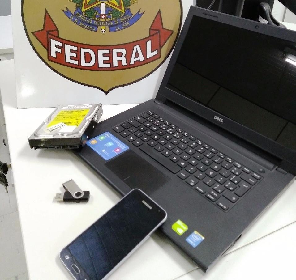 Eletr&ocirc;nicos apreendidos durante opera&ccedil;&atilde;o em Santa Maria