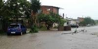 Bairro Cidade Nova foi um dos mais afetados após 83 milímetros de precipitação